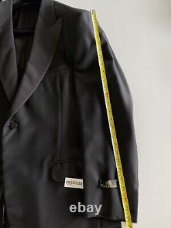 $2500 Oxxford Clothes Tuxedo Dinner Smoking Jacket Peak Lapel Size 46l Hand Made