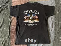 80s truckers only 3D EMBLEM vintage t shirt made in USA made in USA Harley eas