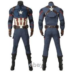 Avengers Endgame Steven Rogers Captain America Cosplay Costume Handmade