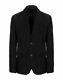 Black Leather Blazer Men Pure Suede Coat Jacket 2 Button Size S M L Xl Xxl 3xl