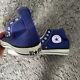 Ds Vtg 80's Converse Chuck Taylor All Star High Size 9 Made In Usa Navy Vintage