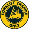 Forklift Traffic Only 16 Non-slip Floor Marker? Made In The Usa