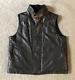 Lone Pine American Made Men's Lined Brown Leather Vest Size 46