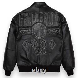 Men's Pelle Pelle American Bruiser World Famous Soda Club Genuine Leather Jacket
