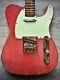 Pistols Crown Barncaster Tele Guitar Body Only Partcaster Usa Made Red Paisley