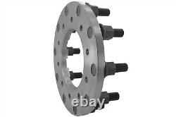 REAR WHEELS ONLY Steel 1 USA Made Adapters for GM 8x180 to 10x285.75 MM
