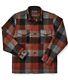 Rare Filson Mackinaw Wool Jac-shirt Rust Charcoal Black Only 500 Made Usa