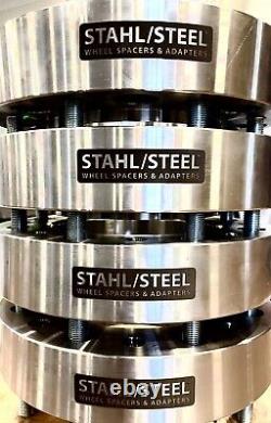 STAHL STEEL 2.5 Spacers for Kubota L3901 FRONT AXLE ONLY Pair of 2- USA MADE