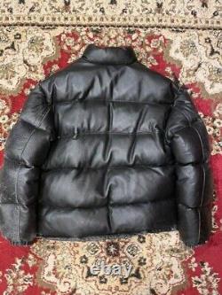 Schott Leather Down Jacket Size 42 Made in USA