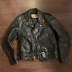 Schott Perfecto Double Leather Riders Jacket Size 34 Made In Usa