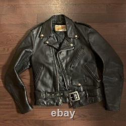 Schott Perfecto Double Leather Riders Jacket Size 34 Made in USA