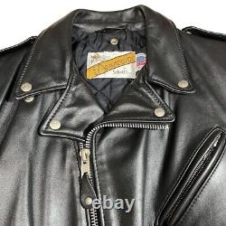 Schott Perfecto Double Leather Riders Jacket Size 40 Made in USA
