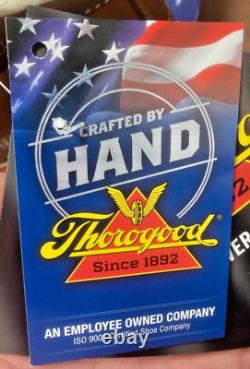Thorogood 814-4364, 8? Tobacco Plain Toe Maxwear WedgeT Sole, Made in the USA