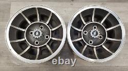 VINTAGE American Racing Vector Wheels 14X7 4X110 MADE IN USA PAIR ONLY