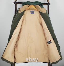 VTG PENDLETON USA Size Large Mens 100% Virgin Wool OD Green Hunting Field Jacket