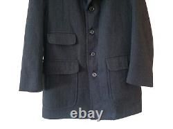 Vintage Coach 100% Wool Topcoat / Overcoat Made In USA Size M