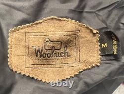 Vintage WOOLRICH Aztec Tribal Western Trench Coat Size Medium USA Made Duster