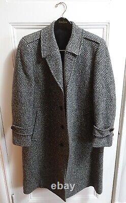 Vintage Yves Saint Laurent Heavy Weave Top Coat Made In The USA Men's 38 R