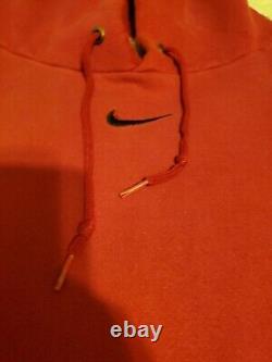Sweat à capuche Nike USA ultra rare fabriqué aux États-Unis avec logo central rouge - Taille XL pour homme, le seul sur Ebay